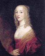 Portrait of Luise Hollandine, in fact Louise Maria, Pfalzgrafin bei Rhein Gerard van Honthorst